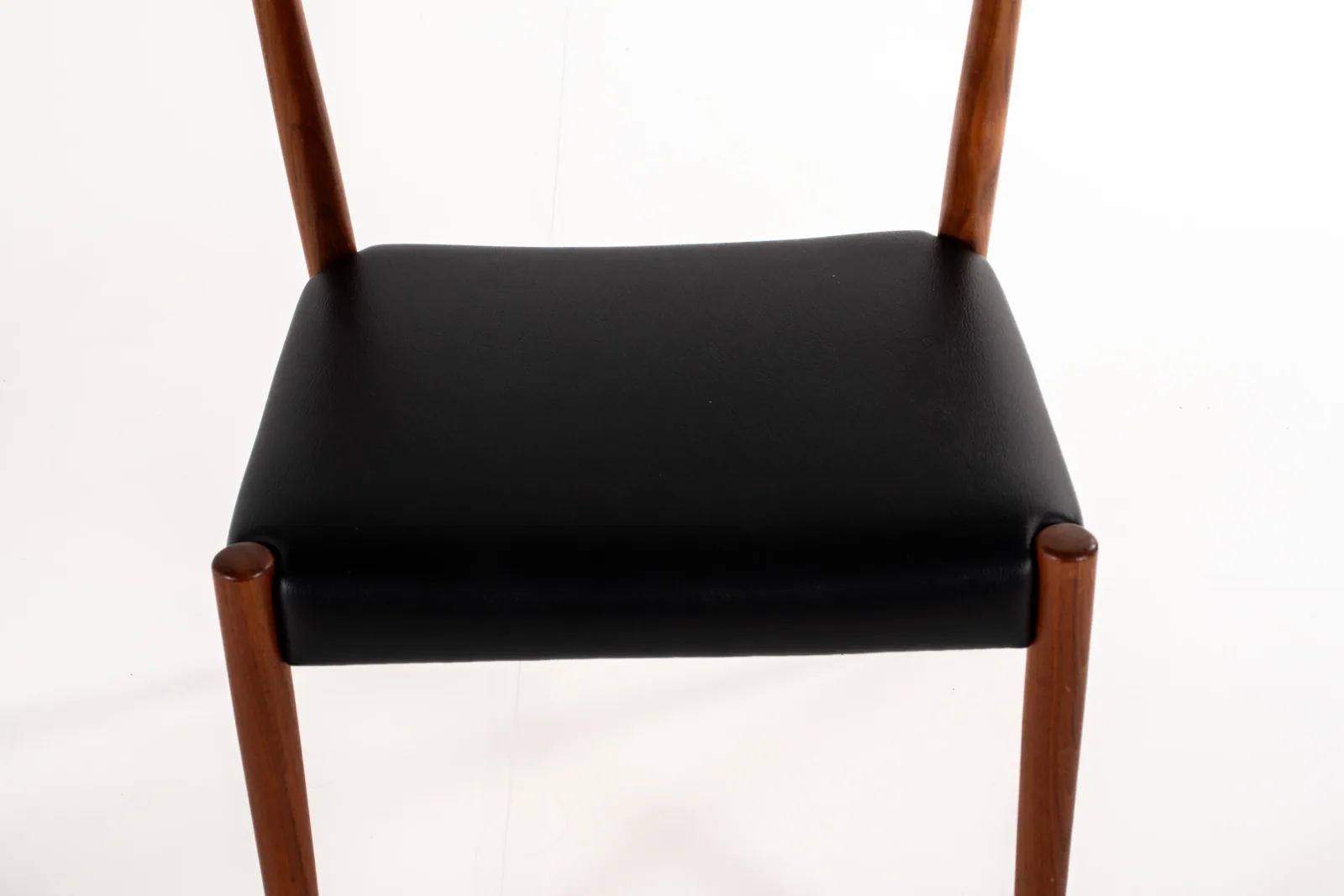 Set of 4 Danish Modern Teak Dining Chairs, 1960s — Newly Upholstered