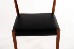 Set of 4 Danish Modern Teak Dining Chairs, 1960s — Newly Upholstered