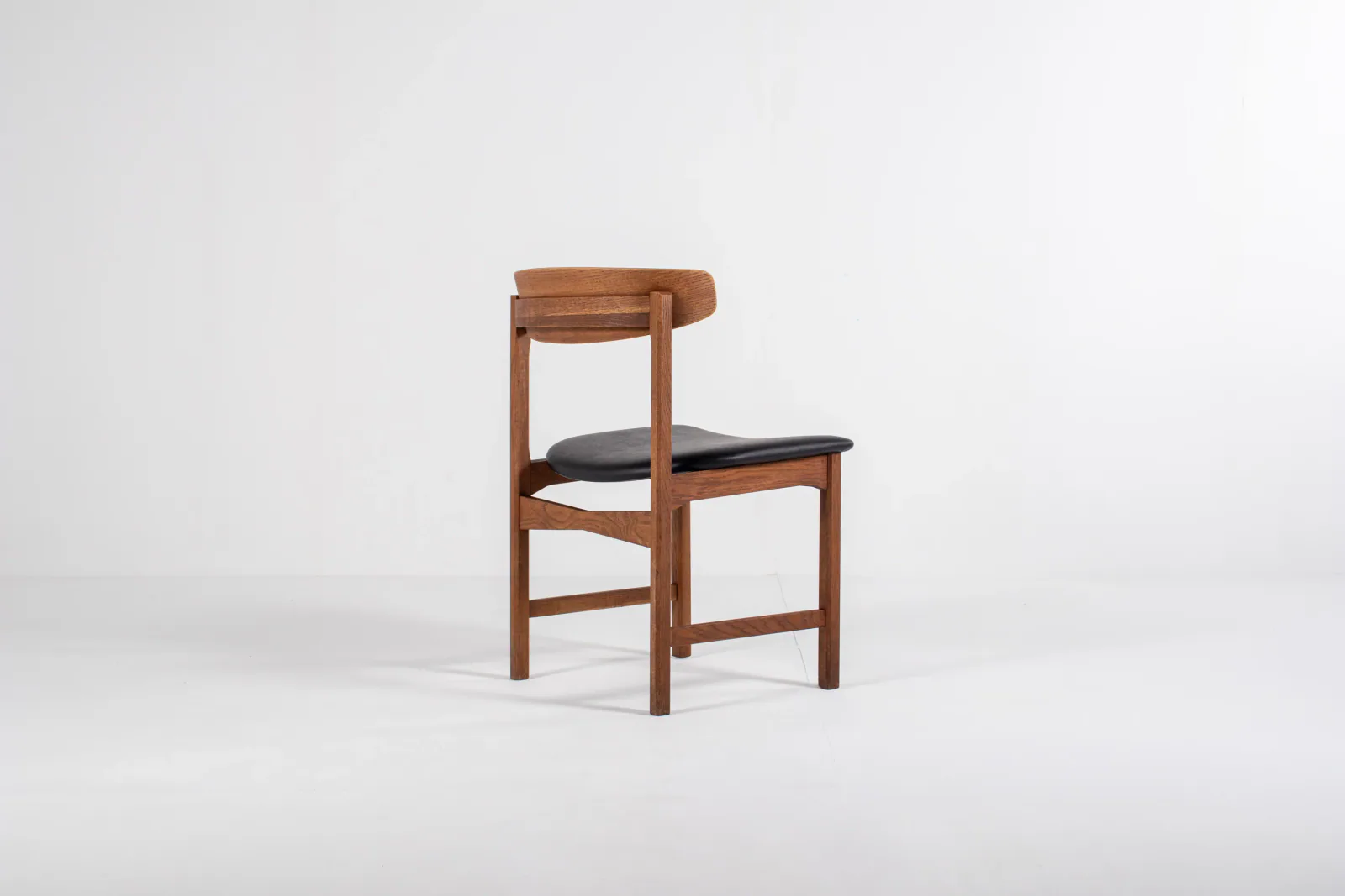 Set of 4 Danish Oak Dining Chairs, Mid-Century Modern, 1960s