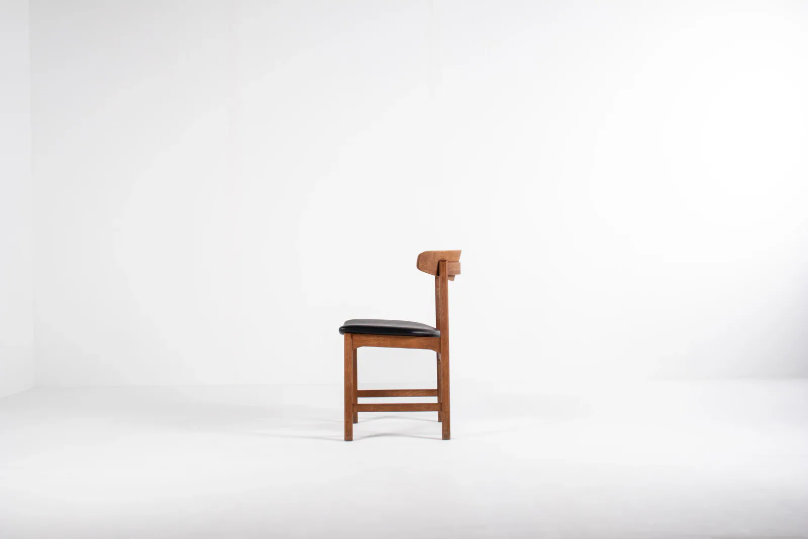 Set of 4 Danish Oak Dining Chairs, Mid-Century Modern, 1960s
