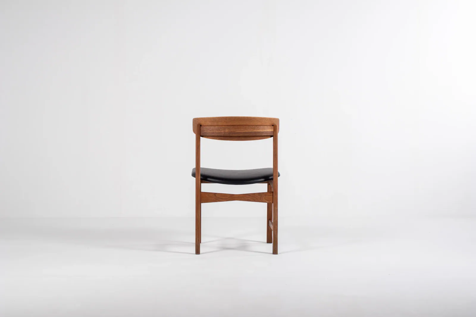 Set of 4 Danish Oak Dining Chairs, Mid-Century Modern, 1960s