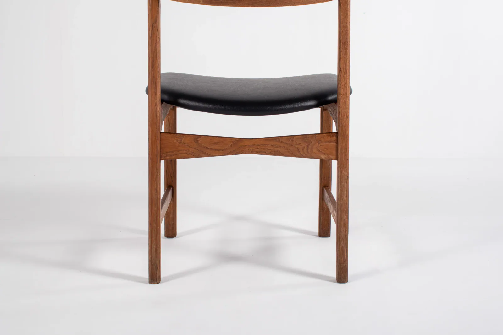 Set of 4 Danish Oak Dining Chairs, Mid-Century Modern, 1960s