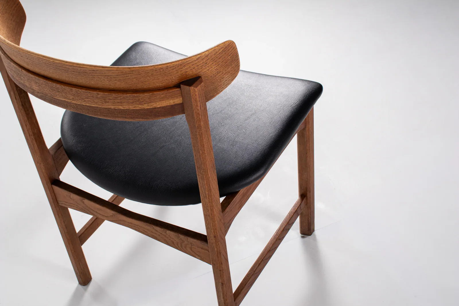 Set of 4 Danish Oak Dining Chairs, Mid-Century Modern, 1960s