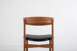 Set of 4 Danish Oak Dining Chairs, Mid-Century Modern, 1960s