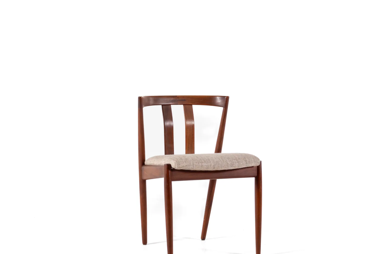 Set of 6 Kai Kristiansen Dining Chairs in Teak – Newly Upholstered