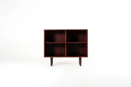 1960s Danish Rosewood Bookcase with Four Open Compartments