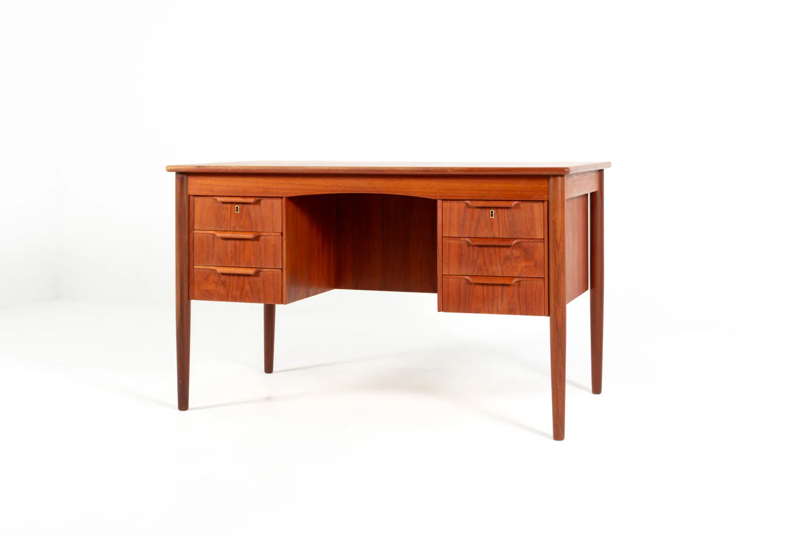 Danish Mid-Century Teak Writing Desk, 1960s