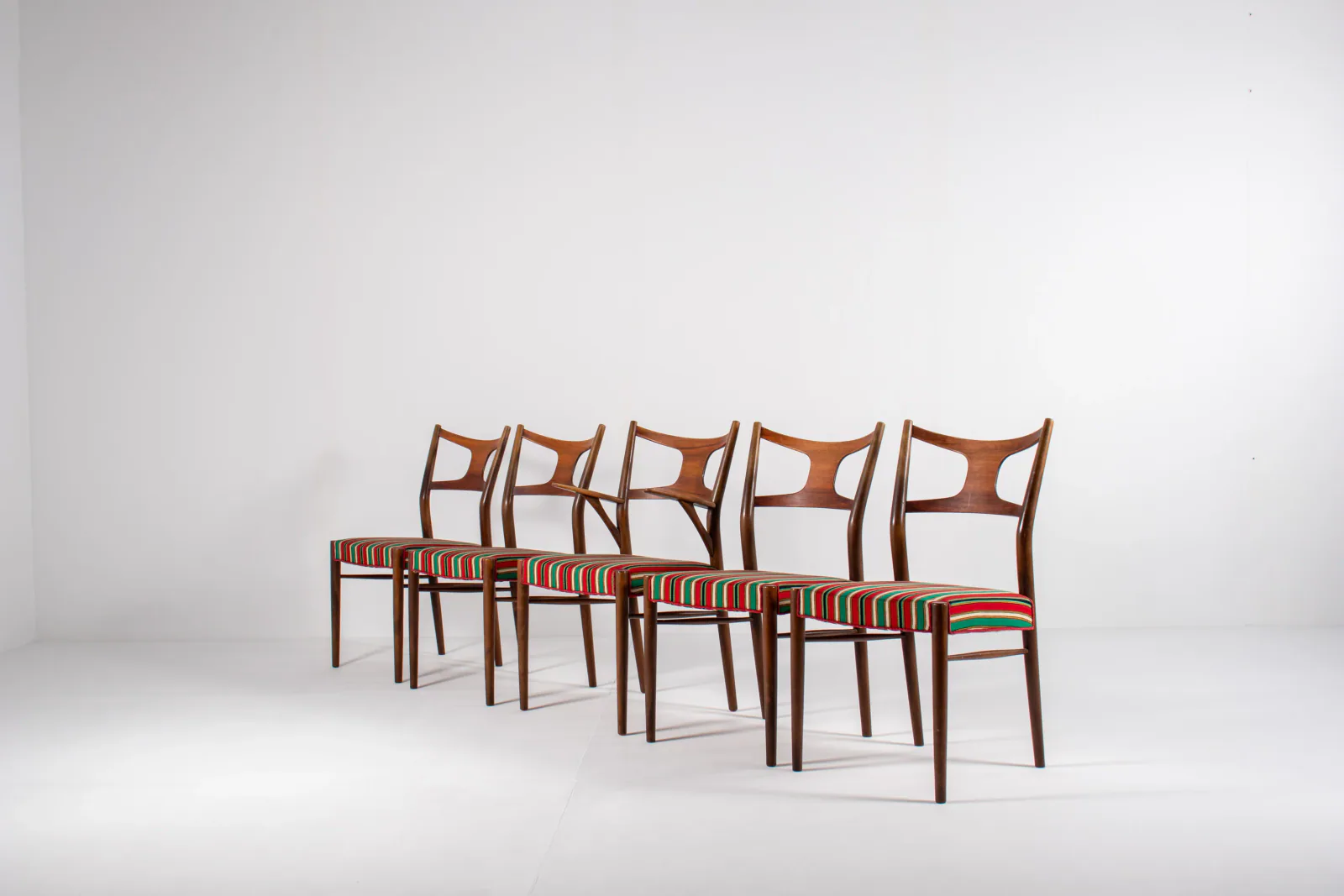 Set of 5 Kurt Østervig Dining Chairs by Randers Furniture