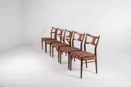 Set of 5 Kurt Østervig Dining Chairs by Randers Furniture