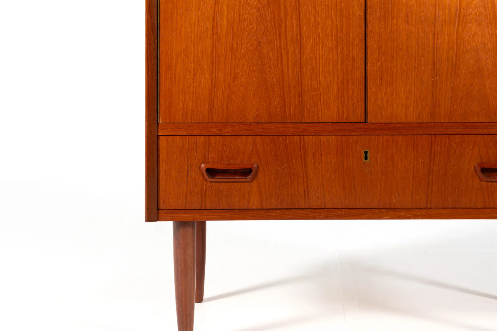 Danish Mid-Century Teak Cabinet with Drawer, 1960s