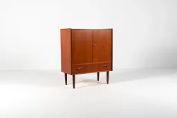 Danish Mid-Century Teak Cabinet with Drawer, 1960s