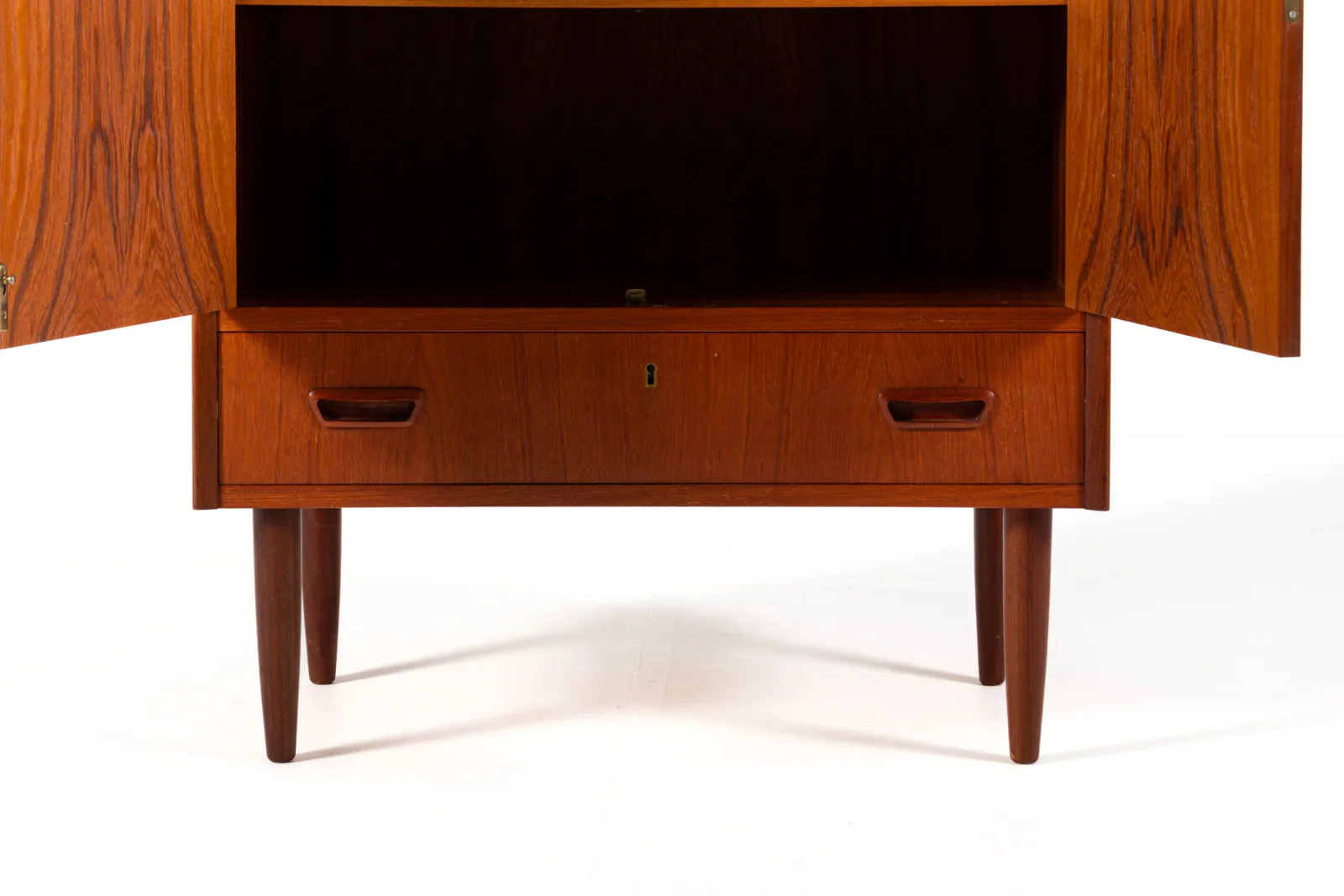 Danish Mid-Century Teak Cabinet with Drawer, 1960s