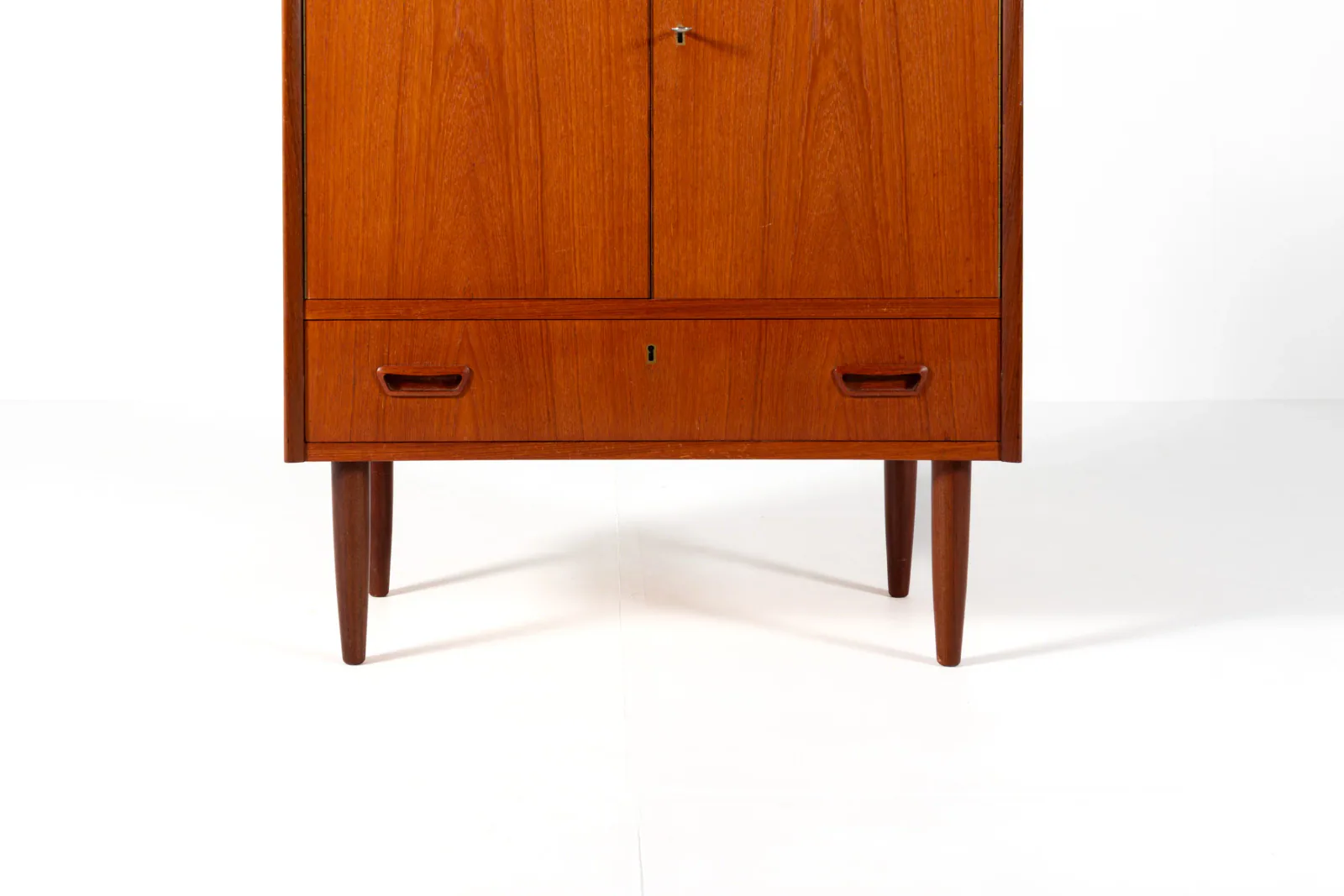 Danish Mid-Century Teak Cabinet with Drawer, 1960s
