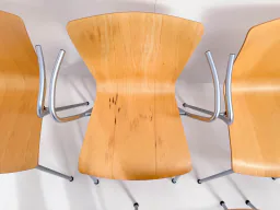 Set of 8 Vico Duo Armchairs by Vico Magistretti for Fritz Hansen, 1997