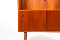Mid-Century Danish Teak Cabinet with Sliding Doors, 1960s