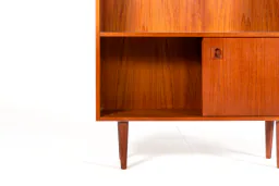 Mid-Century Danish Teak Cabinet with Sliding Doors, 1960s