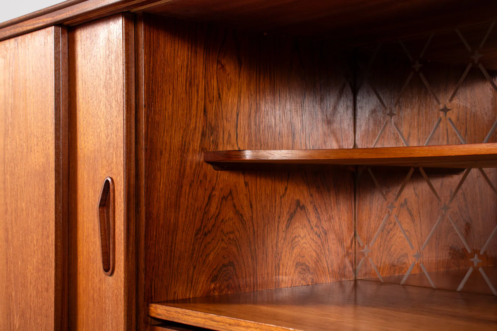 Danish Mid-Century Teak Sideboard with Rosewood Details by P. Westergaard Møbelfabrik, 1960s