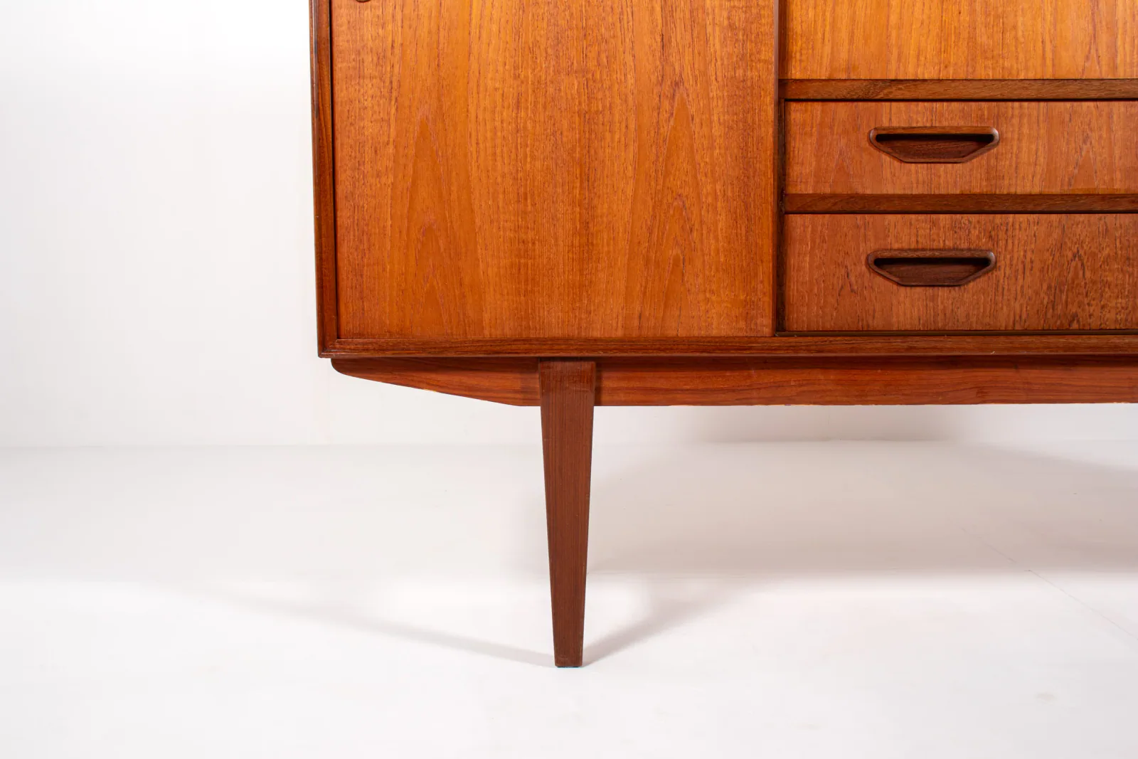Danish Mid-Century Teak Sideboard with Rosewood Details by P. Westergaard Møbelfabrik, 1960s