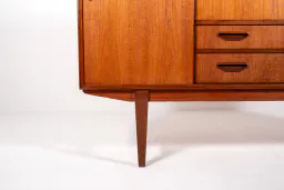 Danish Mid-Century Teak Sideboard with Rosewood Details by P. Westergaard Møbelfabrik, 1960s