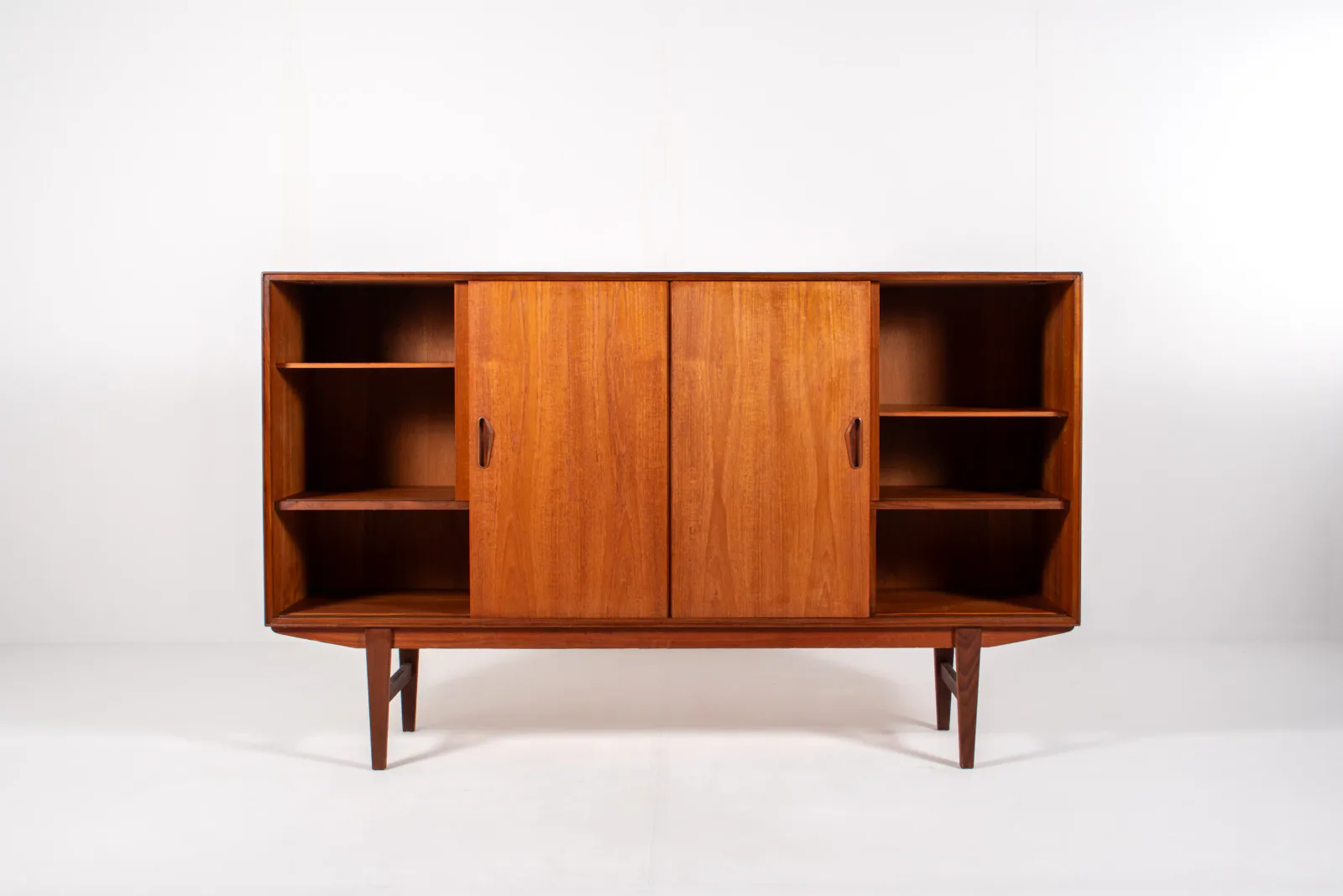 Danish Mid-Century Teak Sideboard with Rosewood Details by P. Westergaard Møbelfabrik, 1960s
