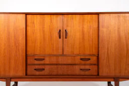 Danish Mid-Century Teak Sideboard with Rosewood Details by P. Westergaard Møbelfabrik, 1960s