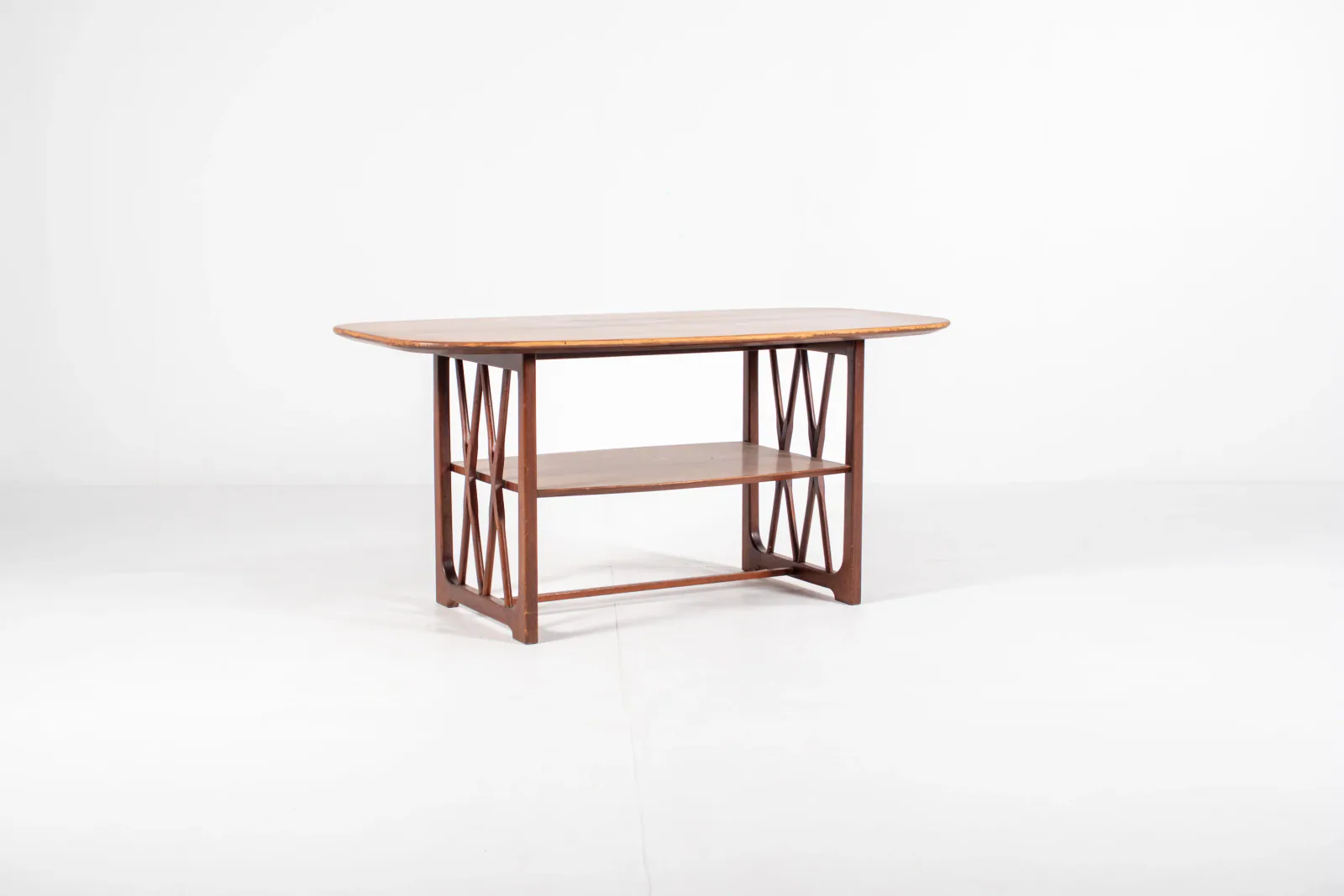 Mid-Century Wooden Coffee Table by A.A. Patijn for Zijlstra Joure, 1950s