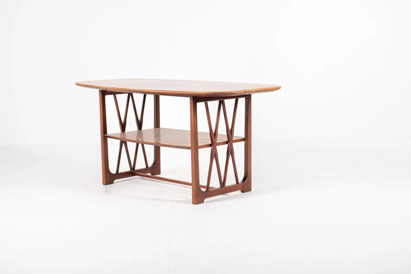 Mid-Century Wooden Coffee Table by A.A. Patijn for Zijlstra Joure, 1950s