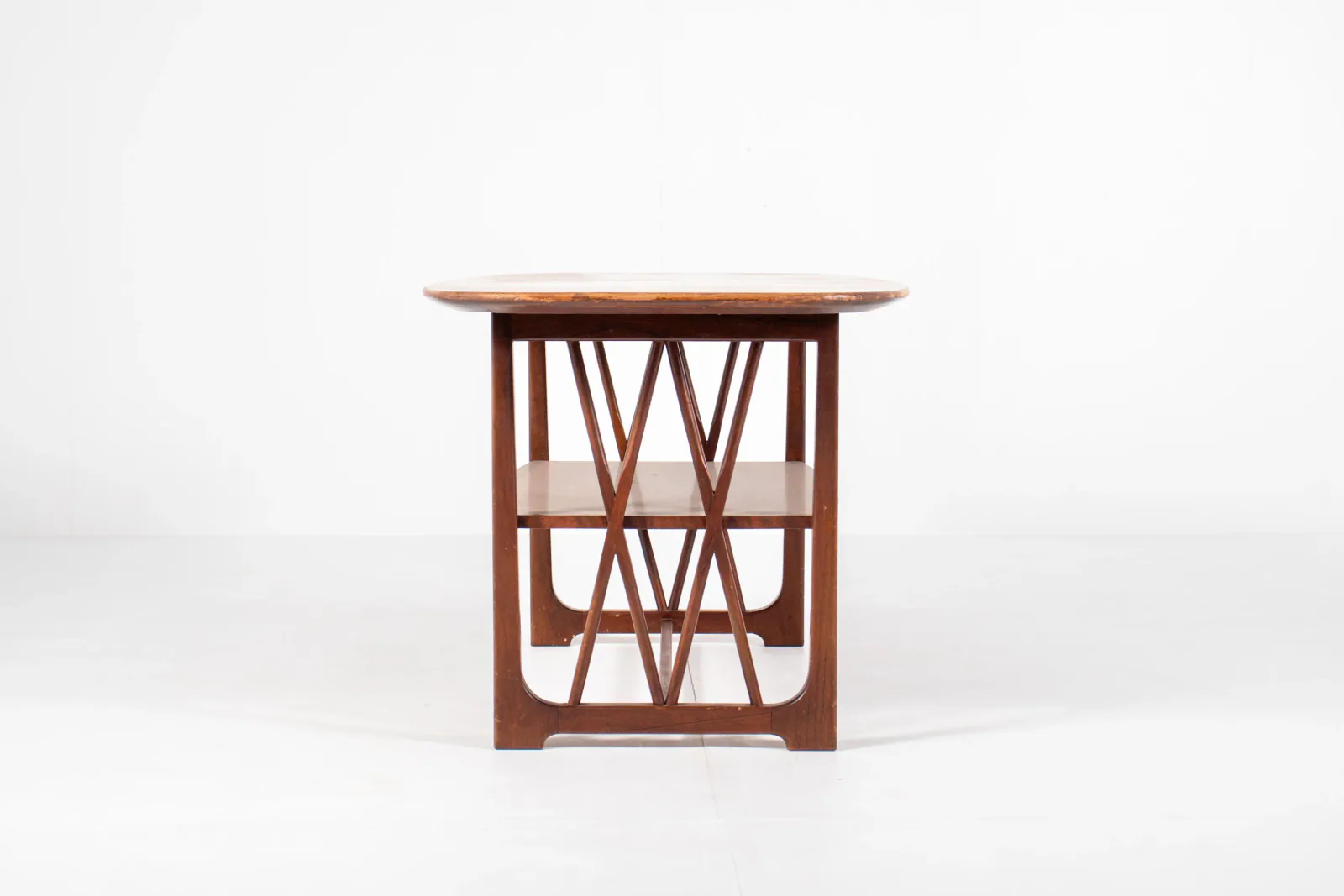 Mid-Century Wooden Coffee Table by A.A. Patijn for Zijlstra Joure, 1950s