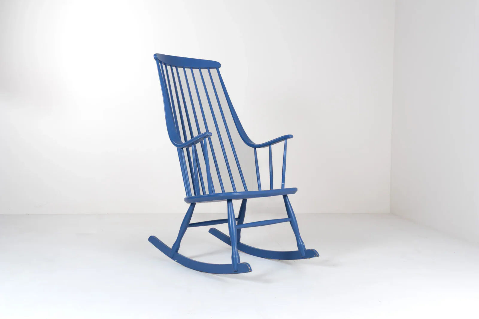 Vintage 1960s “Grandessa” Rocking Chair by Lena Larsson for Nesto