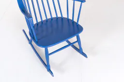 Vintage 1960s “Grandessa” Rocking Chair by Lena Larsson for Nesto