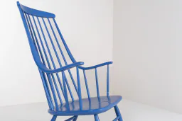 Vintage 1960s “Grandessa” Rocking Chair by Lena Larsson for Nesto