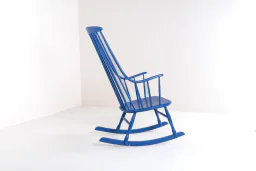Vintage 1960s “Grandessa” Rocking Chair by Lena Larsson for Nesto