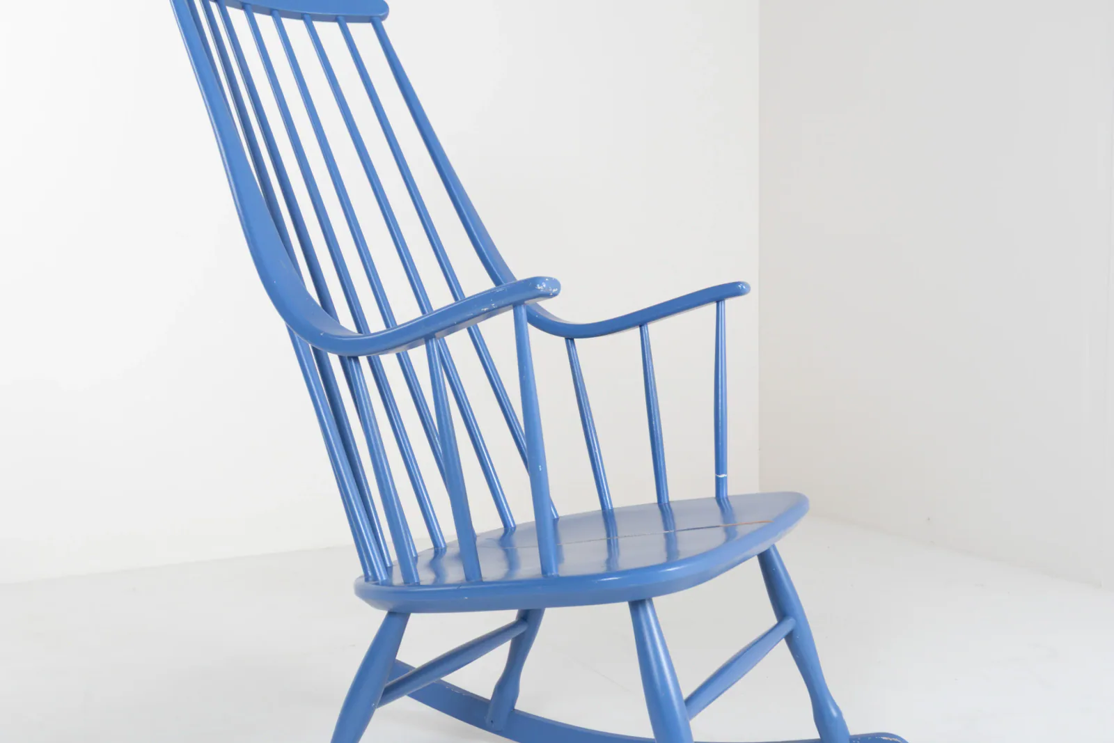 Vintage 1960s “Grandessa” Rocking Chair by Lena Larsson for Nesto