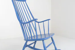 Vintage 1960s “Grandessa” Rocking Chair by Lena Larsson for Nesto