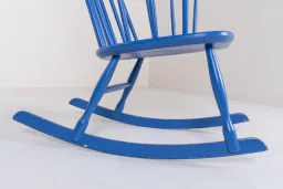 Vintage 1960s “Grandessa” Rocking Chair by Lena Larsson for Nesto