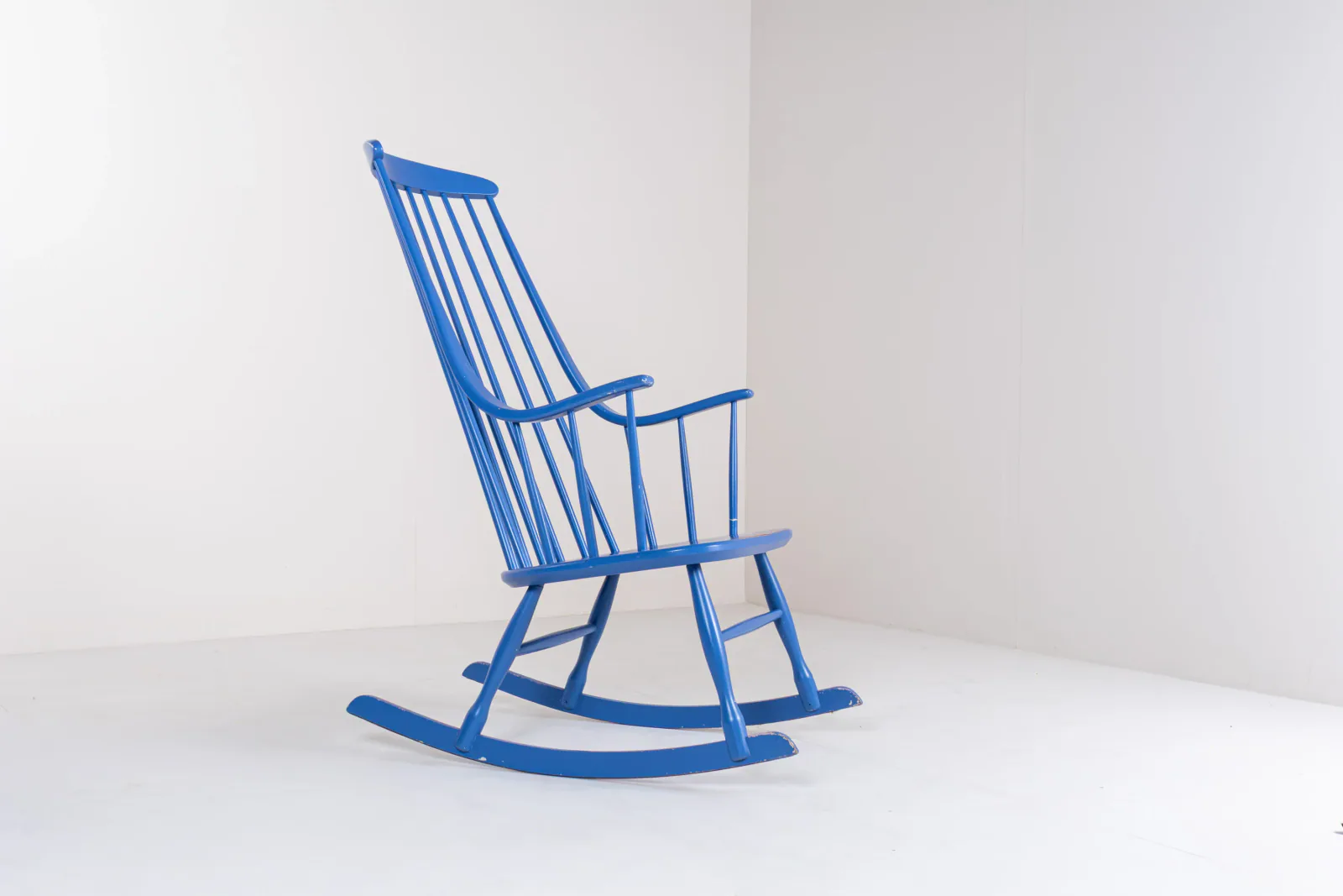 Vintage 1960s “Grandessa” Rocking Chair by Lena Larsson for Nesto