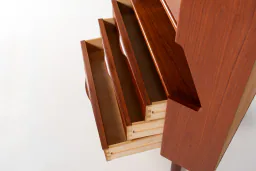 Danish Mid-Century Teak Corner Cabinet, 1960s