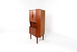 Danish Mid-Century Teak Corner Cabinet, 1960s