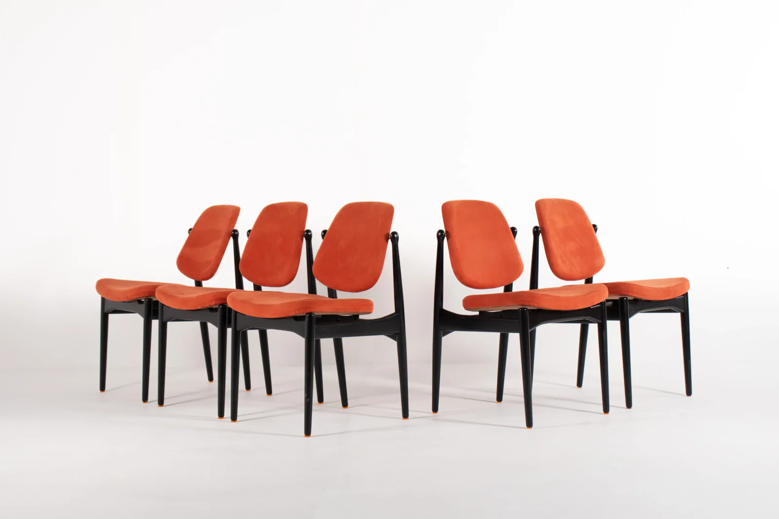 Arne Vodder Dining Chairs, Set of Five