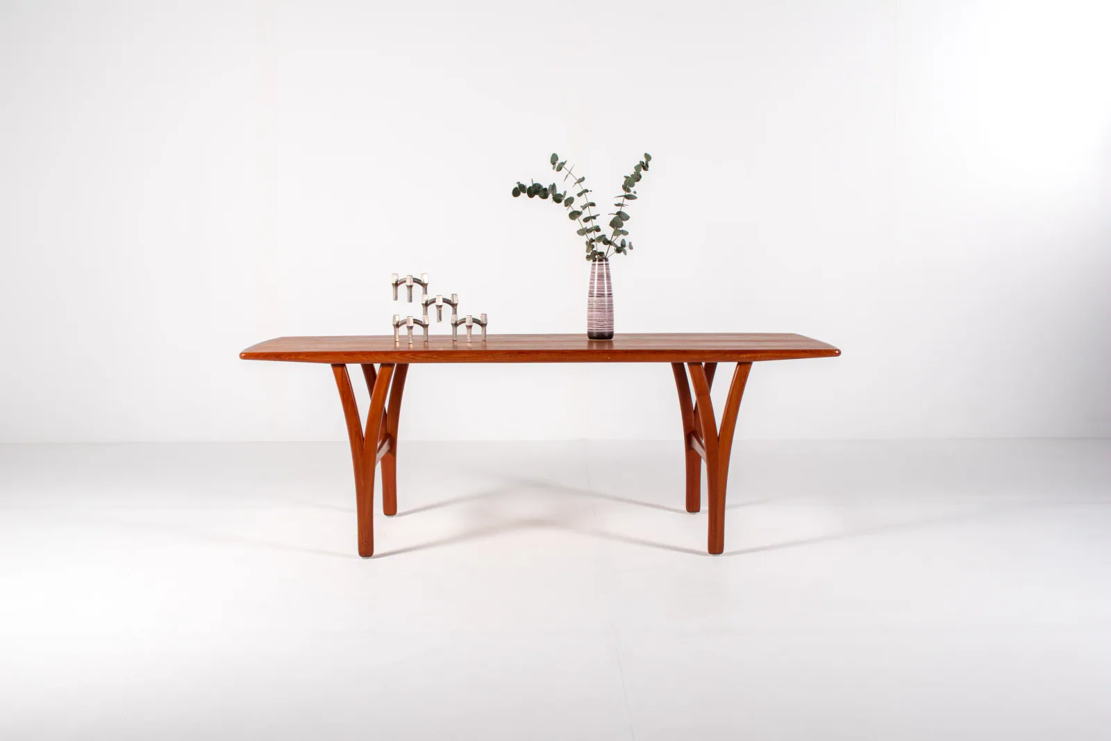 Large Danish Mid-Century Modern Teak Coffee Table, 1960s