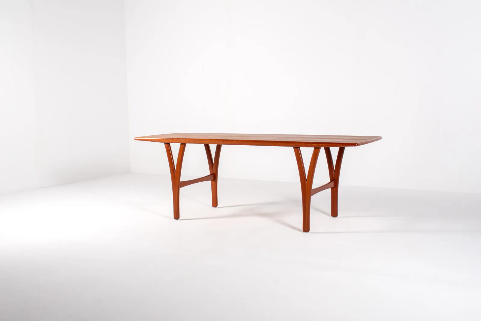 Large Danish Mid-Century Modern Teak Coffee Table, 1960s