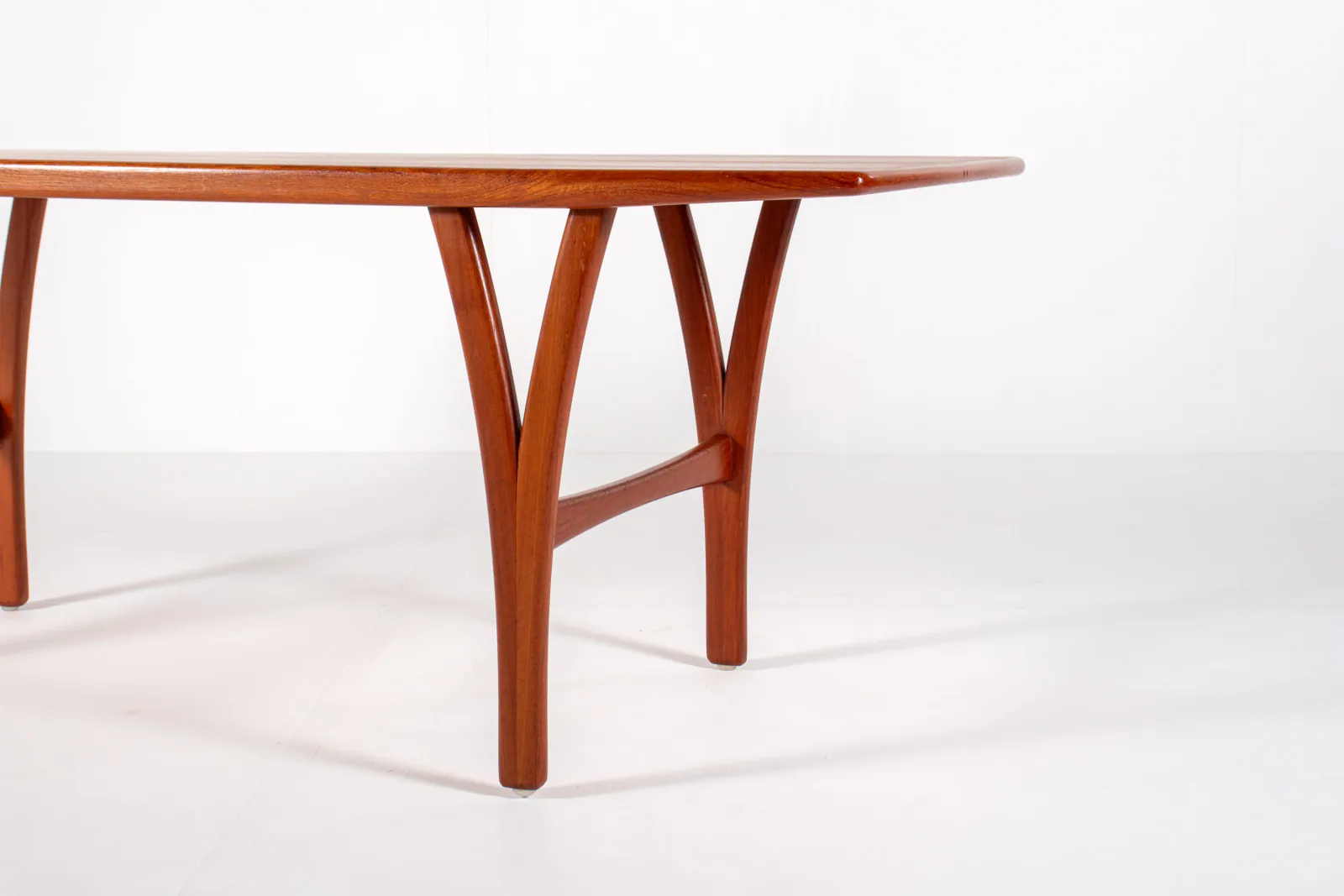 Large Danish Mid-Century Modern Teak Coffee Table, 1960s