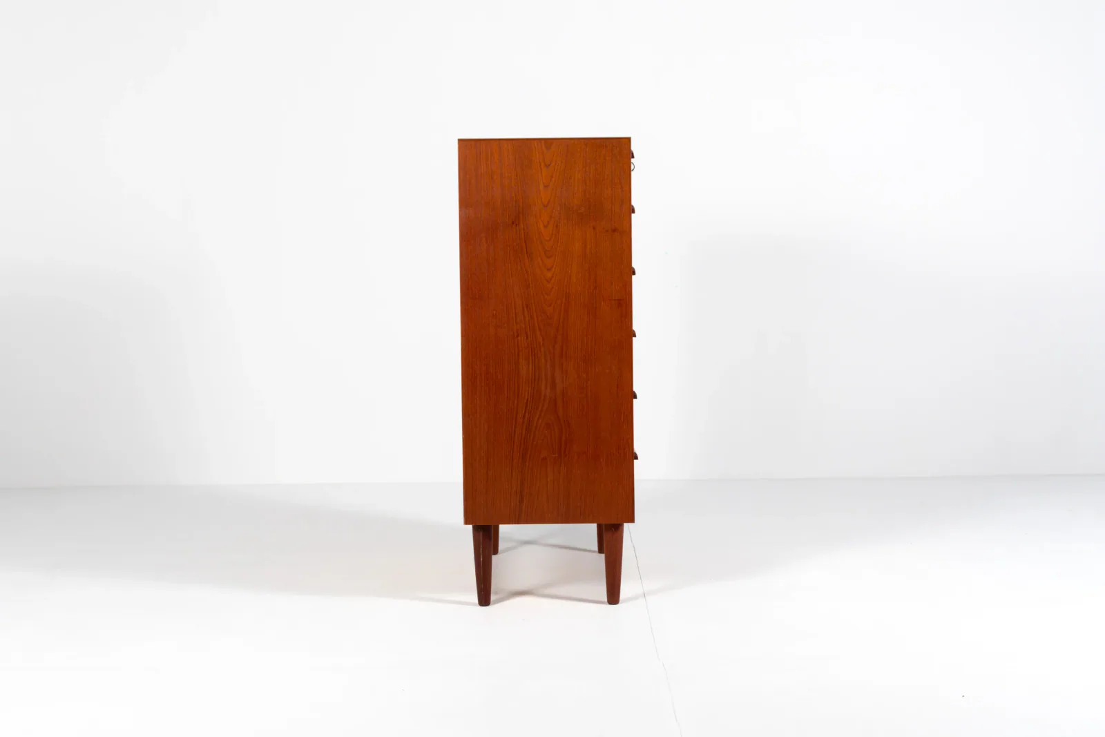 Danish Mid-Century Teak Tallboy Chest of Drawers, 1960s