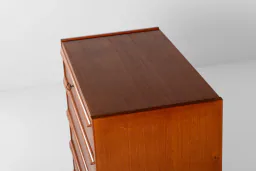 Danish Mid-Century Teak Tallboy Chest of Drawers, 1960s