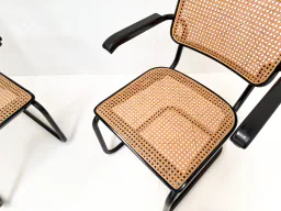 Set of 4 Vintage Cesca Chairs by Marcel Breuer for Thonet, 1980s