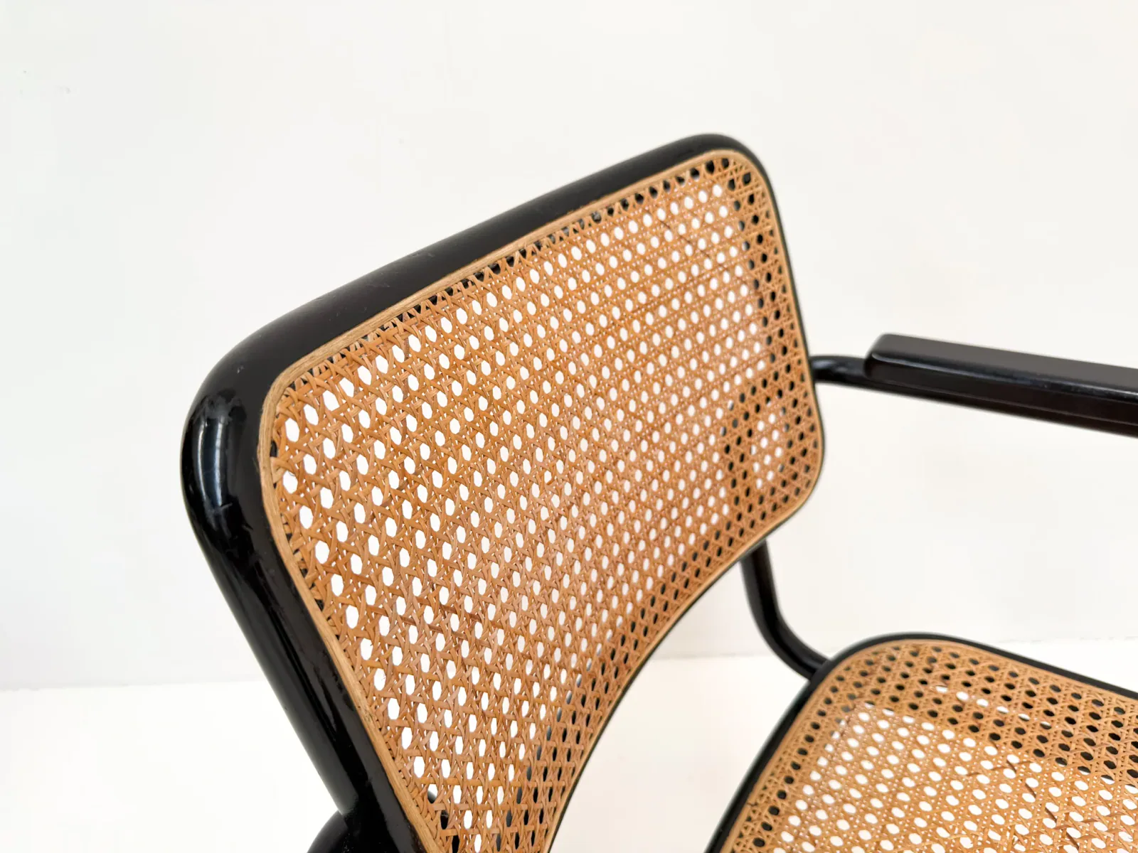 Set of 4 Vintage Cesca Chairs by Marcel Breuer for Thonet, 1980s
