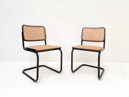 Set of 4 Vintage Cesca Chairs by Marcel Breuer for Thonet, 1980s