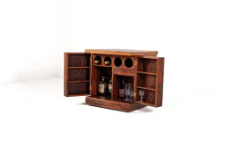 Vintage Mid-Century Rosewood Cube Bar Cabinet — Torbjørn Afdal for Bruksbo