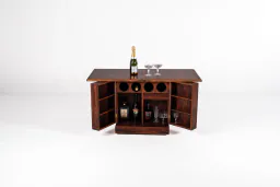 Vintage Mid-Century Rosewood Cube Bar Cabinet — Torbjørn Afdal for Bruksbo
