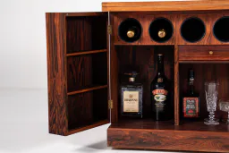 Vintage Mid-Century Rosewood Cube Bar Cabinet — Torbjørn Afdal for Bruksbo